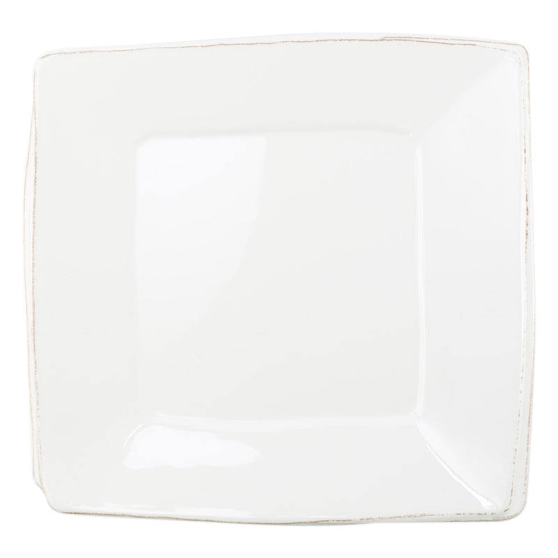 Melamine Lastra White Square Platter