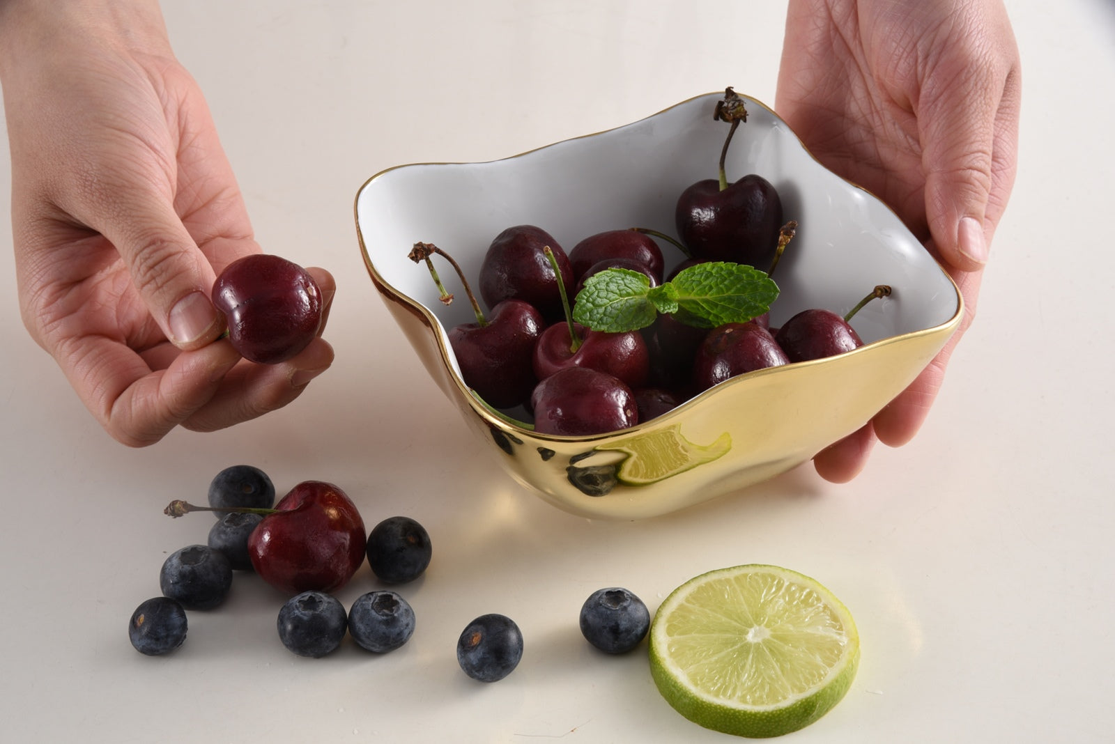 Moonlight Square Snack Bowl