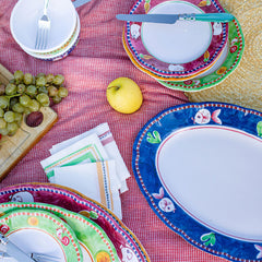 Melamine Campagna Porco Salad Plate