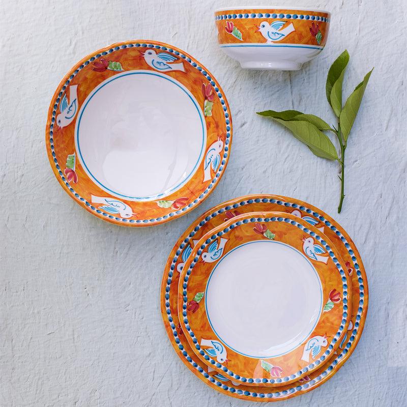 Melamine Campagna Uccello Dinner Plate