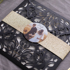 Laser Cut Wedding Invitation With NFC