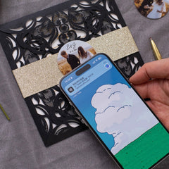 Laser Cut Wedding Invitation With NFC