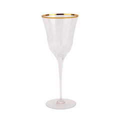 Natalia Gold Wine Glass