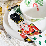 Nutcrackers Red Salad Plate