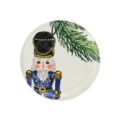 Nutcrackers Blue Salad Plate