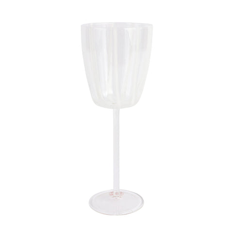 Nuovo Stripe White Wine Glass