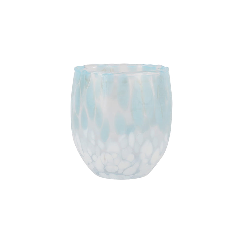 Nuvola Light Blue And White Double Old Fashioned