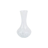 Nuvola White Small Fluted Vase