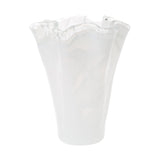 Onda Glass White Medium Vase