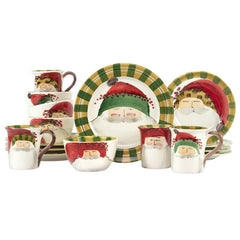 Old St. Nick Assorted Sixteen-piece Place Setting