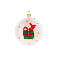 Old St. Nick Sending Letters Ornament