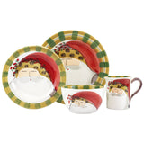 Old St. Nick Animal Hat Four-piece Place Setting