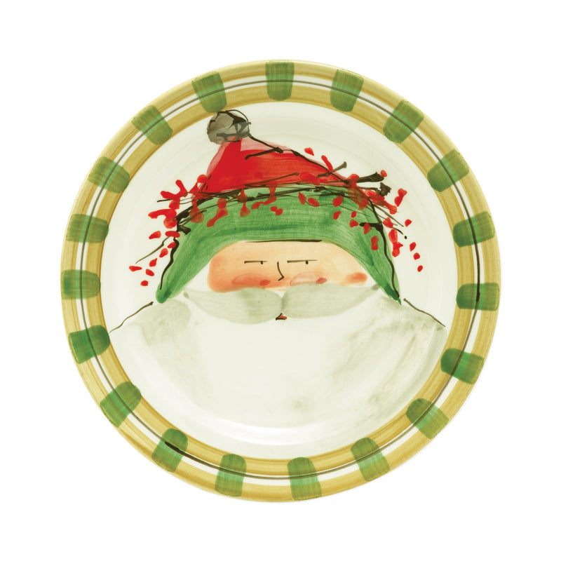 Old St. Nick Green Hat Four-piece Place Setting
