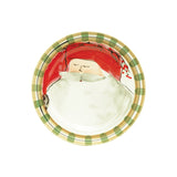 Old St. Nick Assorted Round Salad Plates - Set Of 4