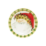 Old St. Nick Assorted Round Salad Plates - Set Of 4