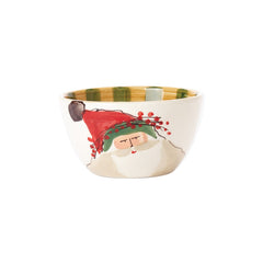 Old St. Nick Green Hat Four-piece Place Setting