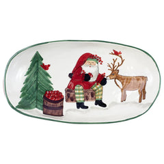 Old St. Nick 2019 Limited Edition Handled Shallow Oval Bowl