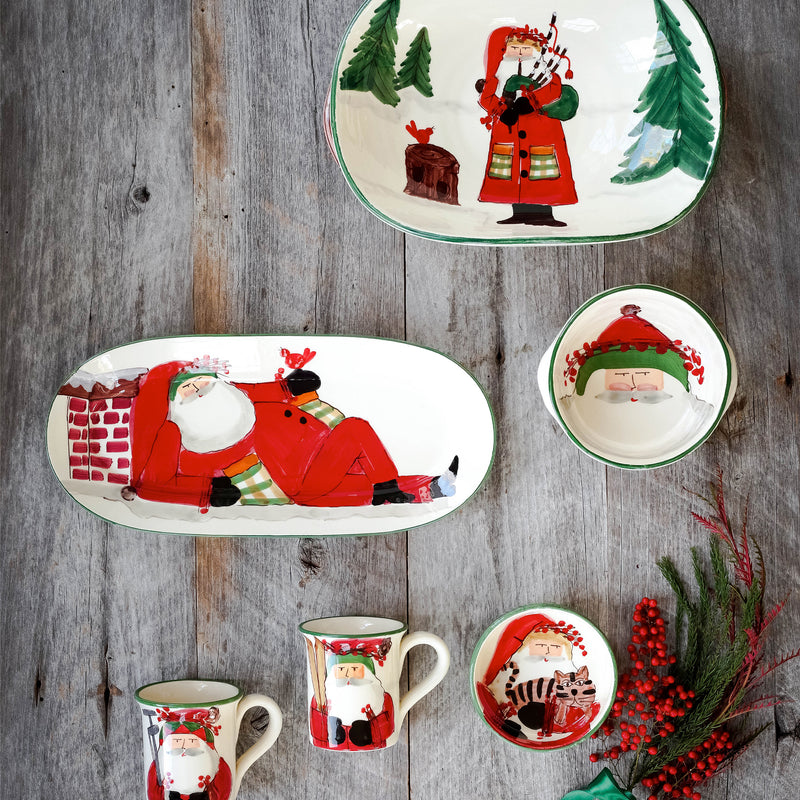 Old St. Nick Small Oval Platter