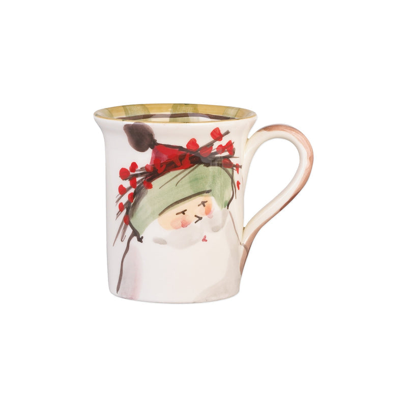 Old St. Nick Green Hat Four-piece Place Setting