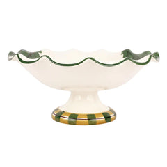 Old St. Nick Pedestal Fruit Bowl
