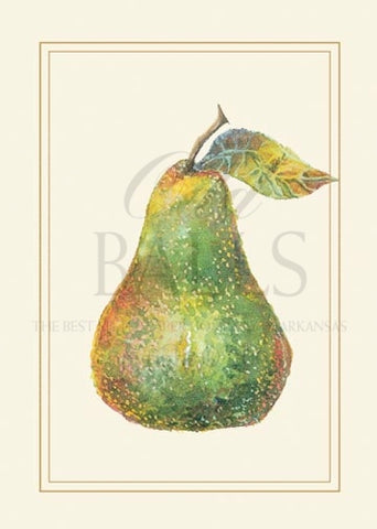 Bartlett Pear Personalized Christmas Cards (Min 50)