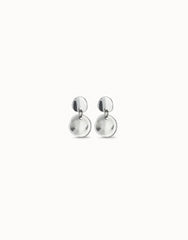 Metal Earings Clad With Sterling Silver