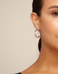 Earrings In Metal Clad With Sterling Silver