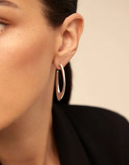 Earrings In Metal Clad With Sterling Silver