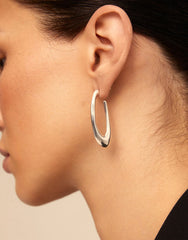 Earrings In Metal Clad With Sterling Silver