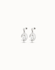 Drop Earrings With Pearl