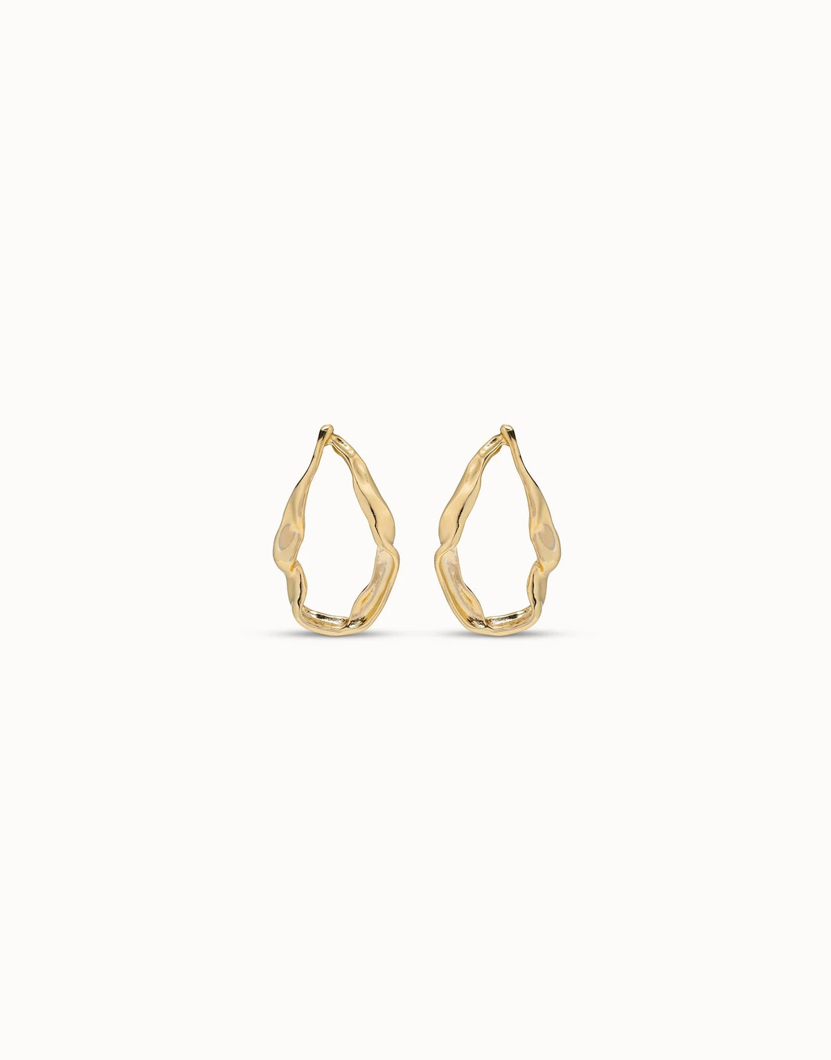 Long Hoop Earrings - Gold