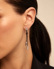 Drop Leather Earrings