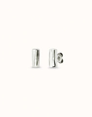 Earrings With Horizontal Tube Form