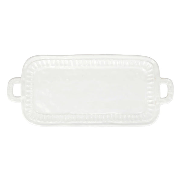 Pietra Serena Handled Rectangular Platter