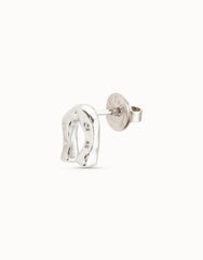 Single Stud Earring - Silver