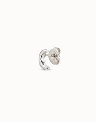 Moon Single Stud Earring - Silver