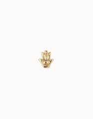 Hamsa Single Stud Earring - Gold