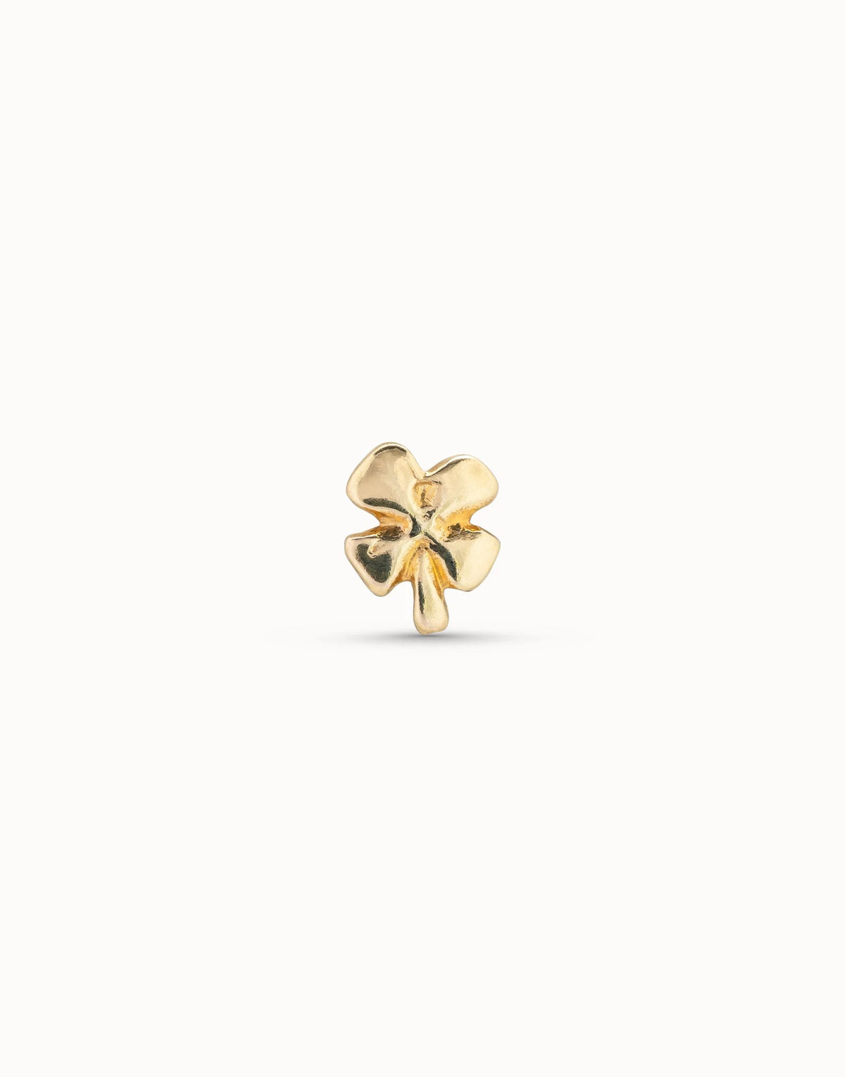 Clover Single Stud Earring - Gold