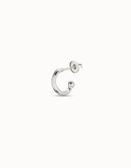 Single Hoop Earring - Silver