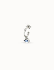 Single Hoop Earring - Silver