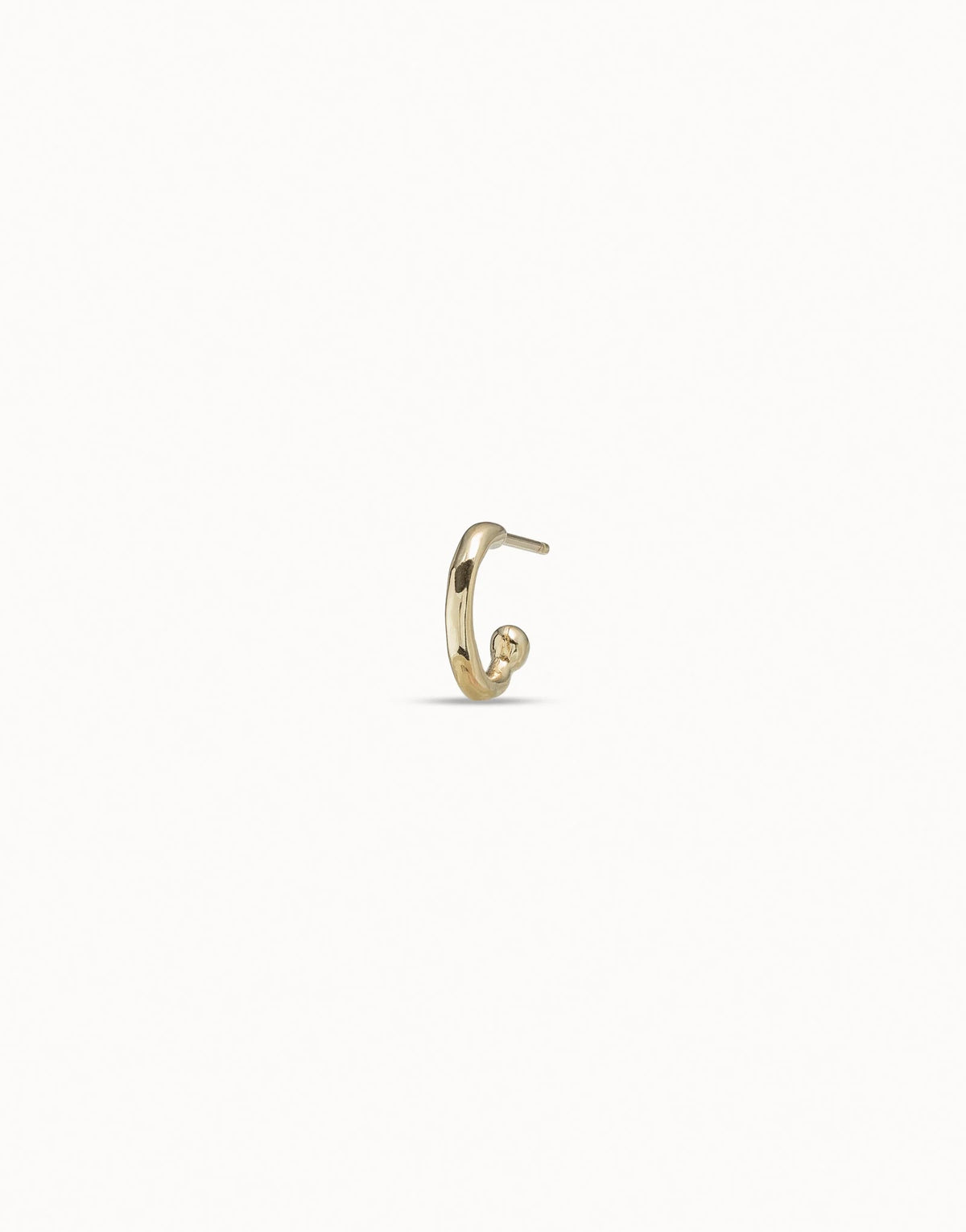 Single Hoop Earring - Gold