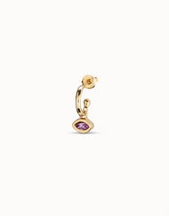 Single Hoop Earring - Gold