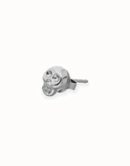 Piercing Pleated In Sterling Silver In The Shape Of A Skull