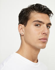 Piercing Pleated In Sterling Silver In The Shape Of A Skull