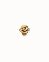Piercing Pleated In Gold 18K In The Shape Of A Skull