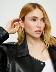 Piercing Pleated In Gold 18K In The Shape Of A Skull