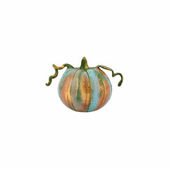 Pumpkins Figural Blue Glass Pumpkin