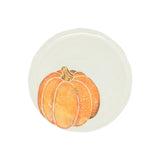 Pumpkins Salad Plate - Orange Small Pumpkin