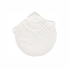 Pietra Natale Figural Santa Salad Plate