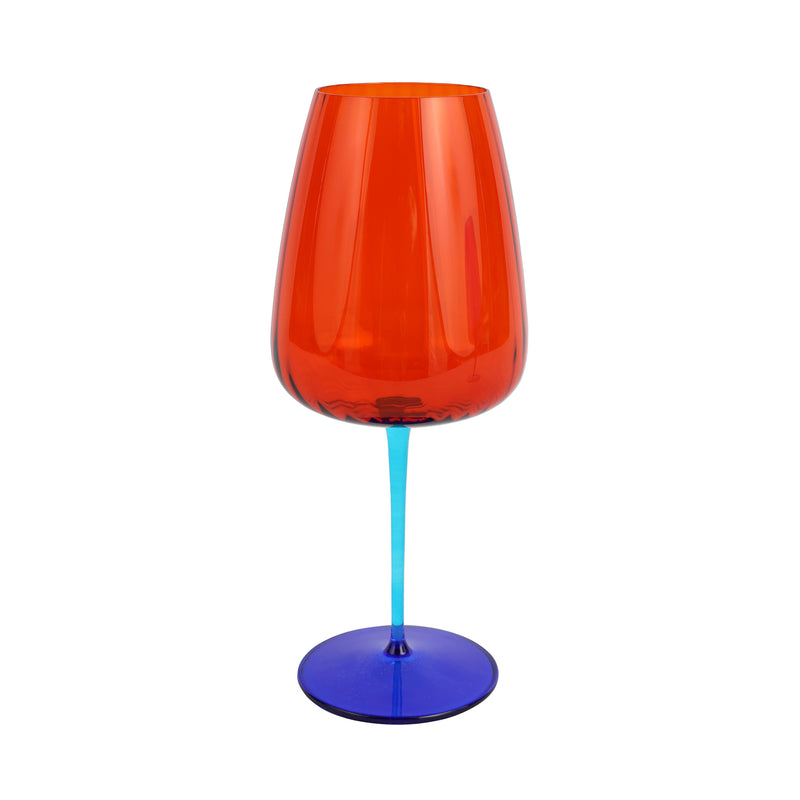 Pompidou Orange Water Glass